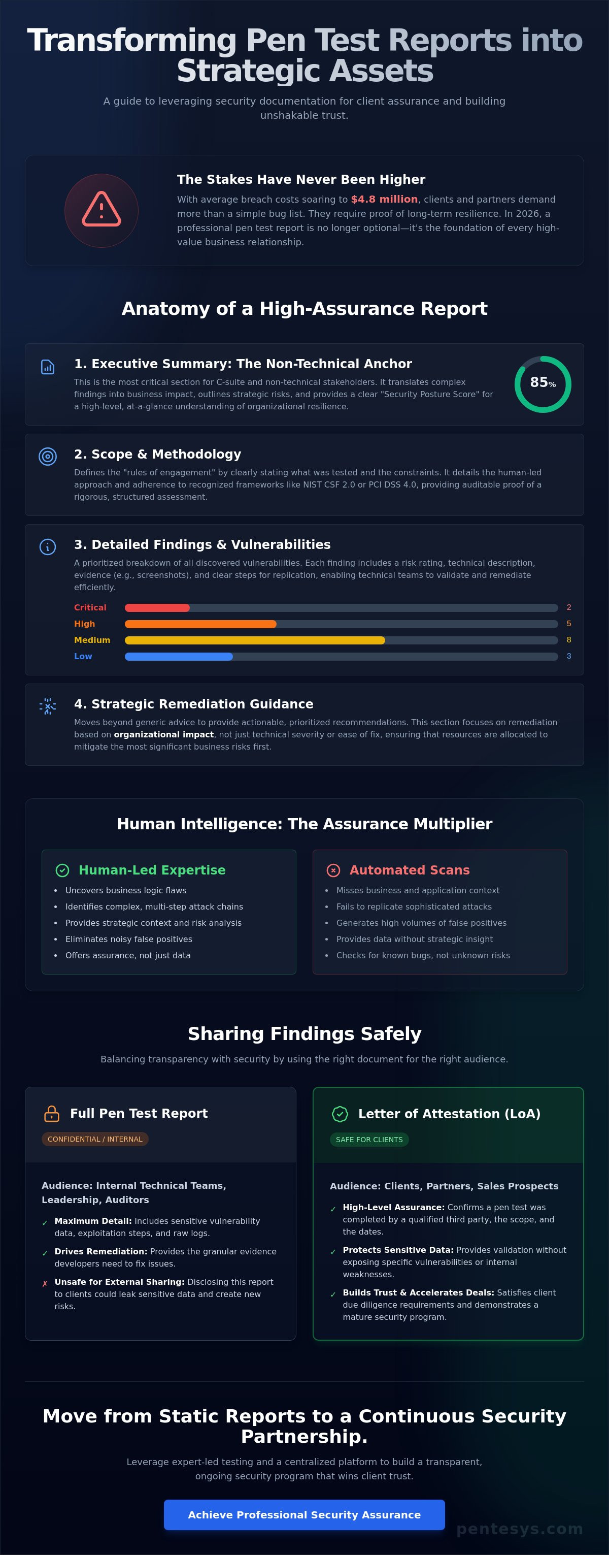 Pen Test Report for Client Assurance: A Strategic Guide for 2026